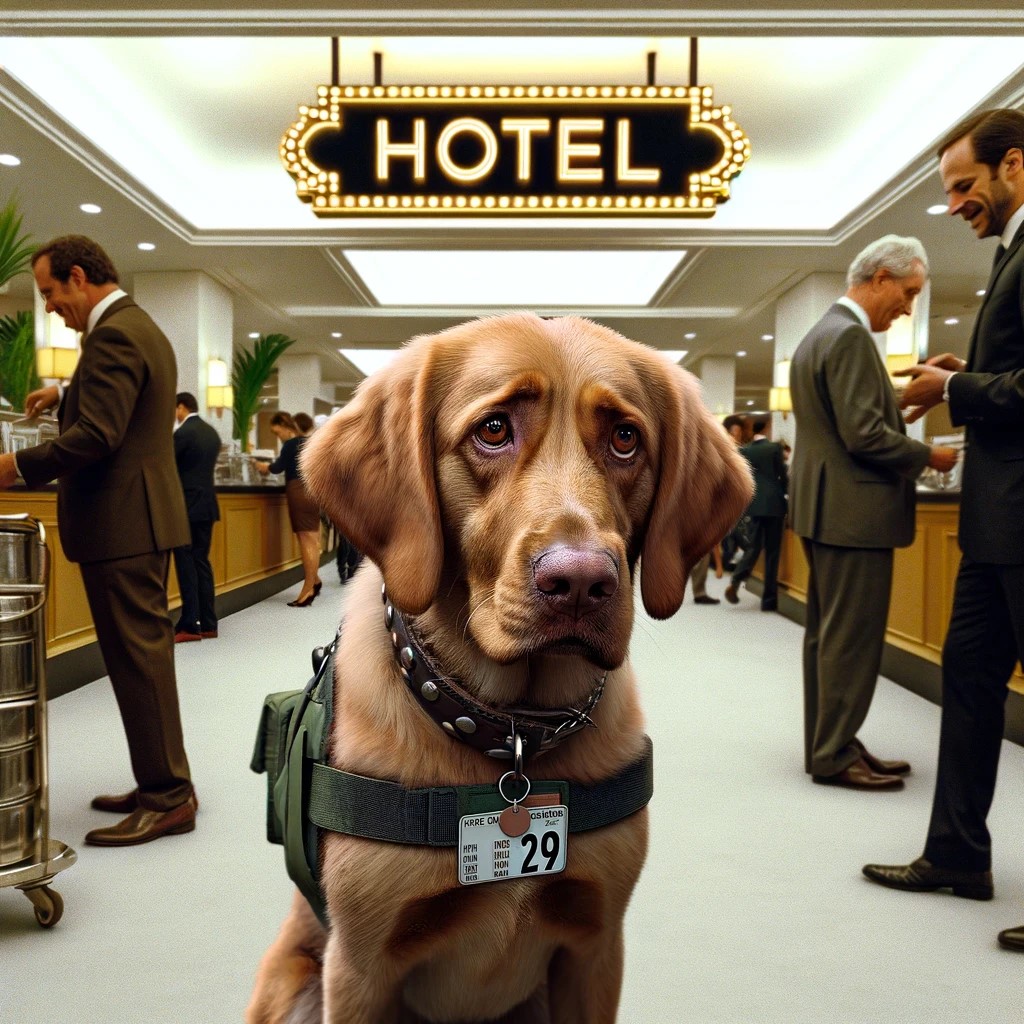 hund im hotel