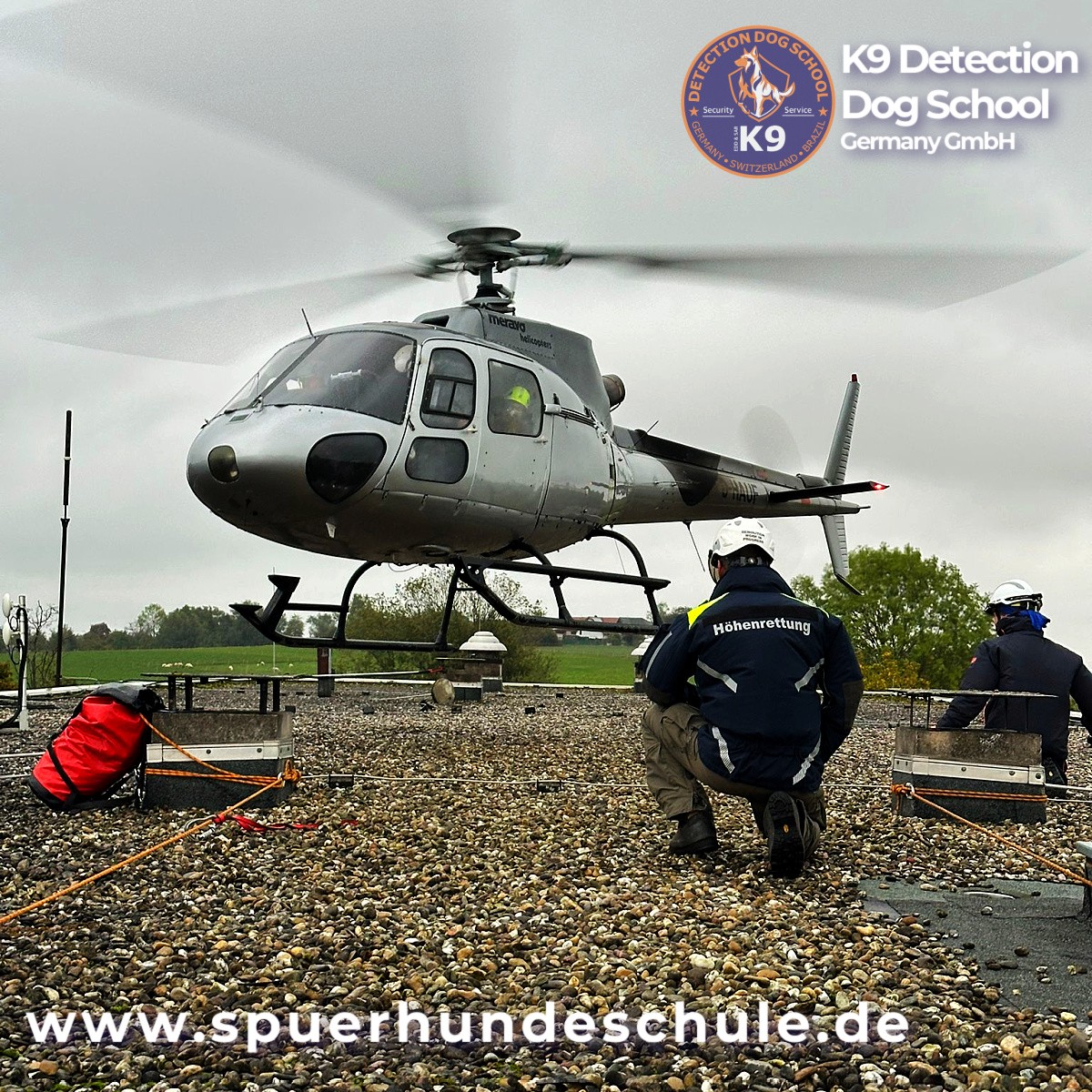 helikurs mit k9 diensthund
